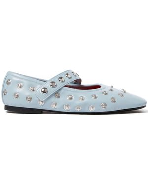 Stella McCartney Ryder フラットシューズ - ホワイト