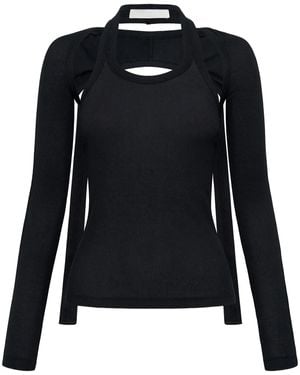 Dion Lee Modular Open-Back Top - Black