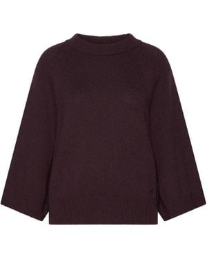 Marella Raglan-Sleeve Jumper - Purple