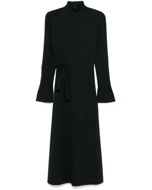 Aganovich Maxi-Jurk Met Bandje - Zwart