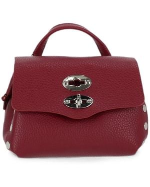 Zanellato Bandolera Postina Baby Con Apliques - Rojo