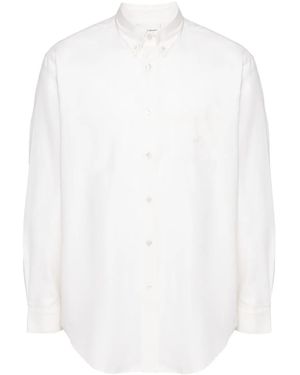 Drole de Monsieur La Chemise Oxford Cotton Shirt - White