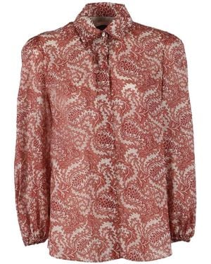 Weekend by Maxmara Patterned Shirt - Pink