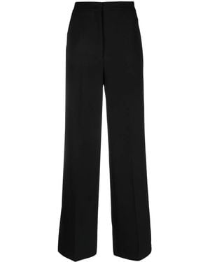 Blanca Vita Pantalon Palazzo À Empiècement Superposé - Noir