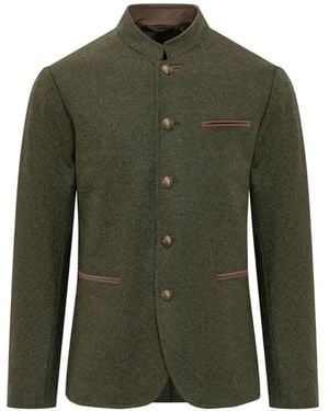 Schneiders Otto High-Neck Coat - Green