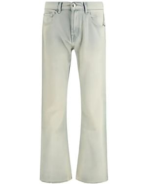 7 For All Mankind Bootcut Cotton Jeans - Grey