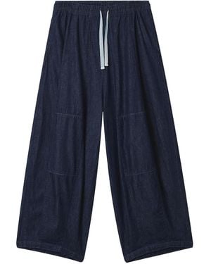 Needles Panelled drawstring jeans - Blau