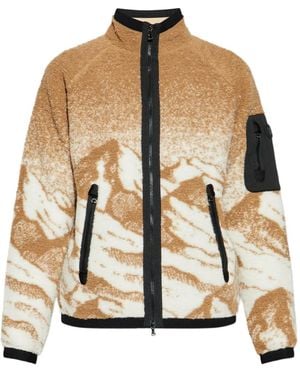 Bogner Gregor Zip-Up Patterned Jacket - Natural
