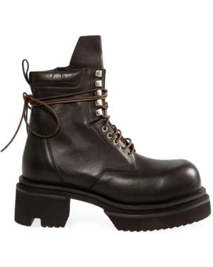 Rick Owens Army Bogun Stiefel - Schwarz