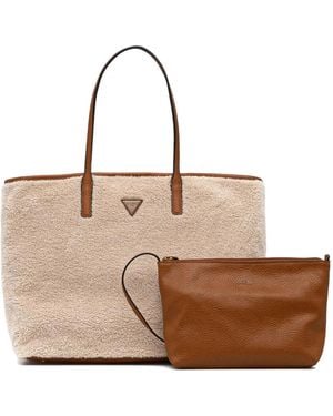 Guess Victtoria Tote Bag - Natural