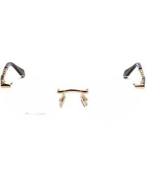 BVLGARI Serpenti Rimless Glasses - Natural