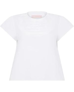 Kristina Ti Crew-Neck Blouse - White