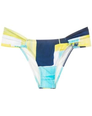 Lenny Niemeyer Bikinihöschen Mit Abstraktem Muster - Blau