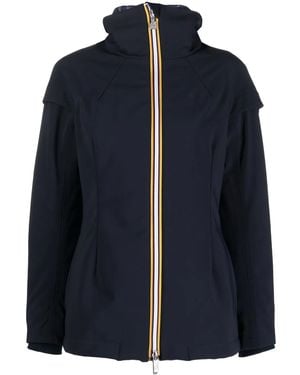K-Way Zip-Up Lightweight Jacket - Blue