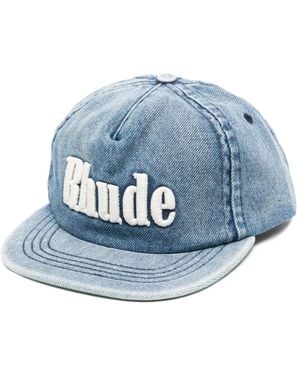 Rhude デニムキャップ - ブルー