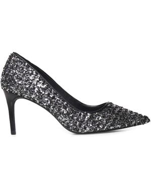 MICHAEL Michael Kors Sequin-Embellished Pointed-Toe Pumps - Metallic