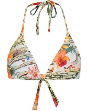 Lygia & Nanny Bikinitop Met Bloemenprint - Wit