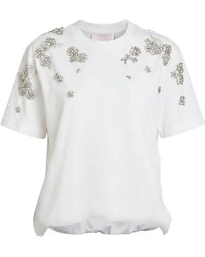 Cinq À Sept Ivy Crystal Davini T-Shirt - White