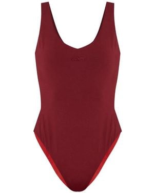 Gestuz Bañador Con Espalda Abierta - Rojo