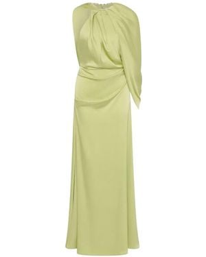 Rachel Gilbert Robe Longue Hallie À Design Drapé - Green