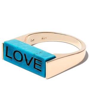Luis Morais 14Kt Signet Ring - Metallic
