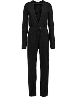 Rick Owens V-Neck Jumpsuit - Black