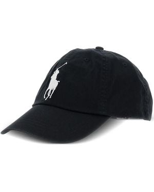 Polo Ralph Lauren Logo-Embroidered Baseball Cap - Black