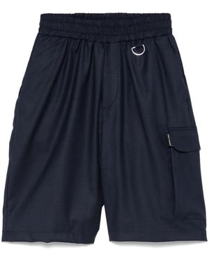 FAMILY FIRST Shorts mit elastischem Bund - Blau