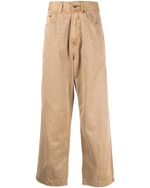 FIVE CM Mid-Rise Straight-Leg Jeans - Natural