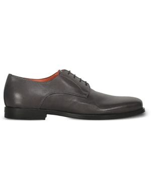 Santoni Lace-Up Derby Shoes - Grey