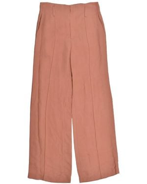 Brunello Cucinelli Pleated Wide-Leg Trousers - Pink
