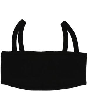 Max Mara Knitted Cashmere Bandeau - Black