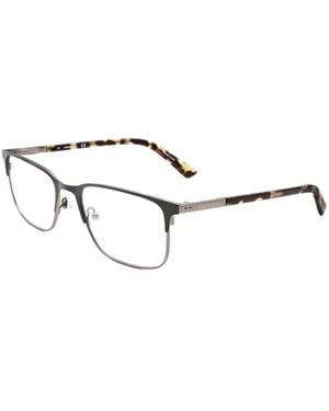 Calvin Klein Matte Rectangle-Frame Glasses - White