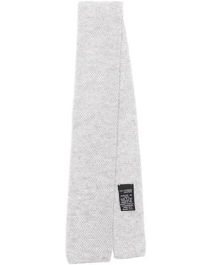 Eleventy Kasjmier Stropdas - Wit