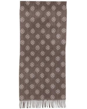 GANT Fular Con Monograma Estampado - Marrón
