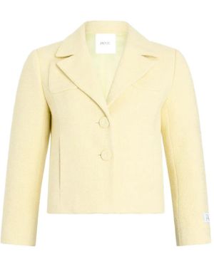 Patou Cotton Blend Jacket - Yellow