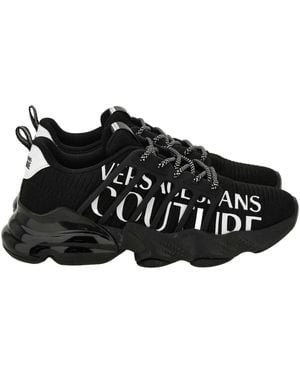 Versace Jeans Couture Logo-Detail Sneakers - Black