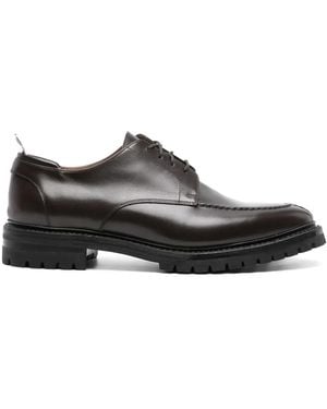 Thom Browne Leather Derby Shoes - Brown