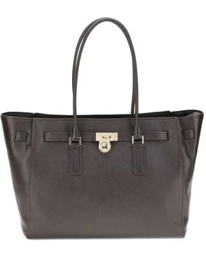 Michael Kors Lock-Detail Tote Bag - Black