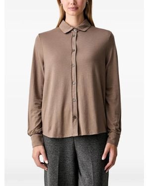 Marc O' Polo Chemise Boutonnée À Manches Longues - Brown