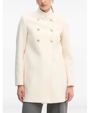 GAUDI Button Double-Breasted Coat - Natural