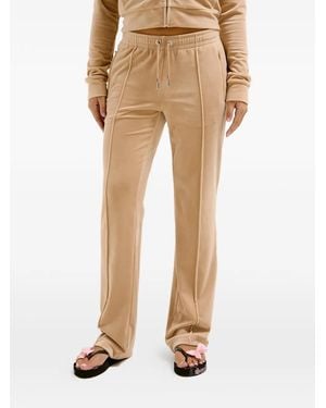 Juicy Couture Fluwelen Trainingsbroek - Naturel