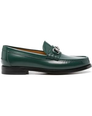 Gucci Loafer Mit Horsebit-Detail - Grün