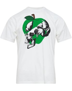 Undercover Skull Apple-Print T-Shirt - White