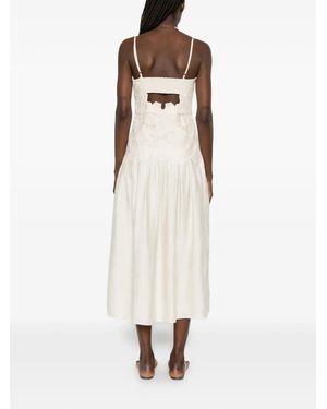 gaia lace midi dress ASTR the Label | Gaia Midi Dress in Off White