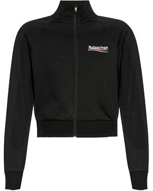 Balenciaga ロゴ スウェットシャツ - ブラック