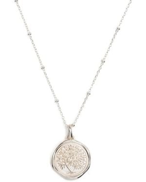 Dower & Hall Tree Of Life Talisman Necklace - White