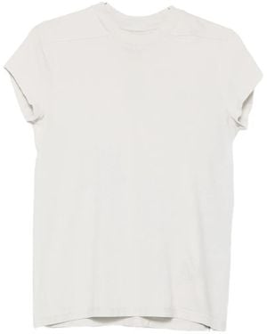 Rick Owens Ribbed-Trim Strap-Detail T-Shirt - White