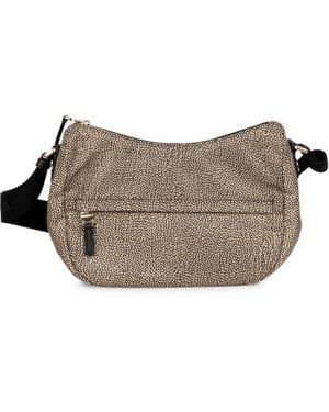 Borbonese Luna Shoulder Bag - Gray