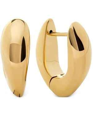 Monica Vinader Nura Medium Hoop Earrings - Metallic